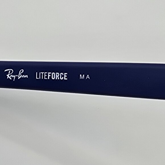 Ray-Ban RB7183 5207 Liteforce Matte Sand Blue Eyeglasses Frame Italy 53-19-145 - Picture 8 of 12